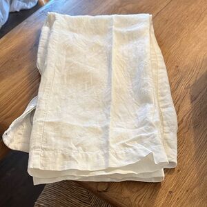Eileen Fisher Crisp White Trousers